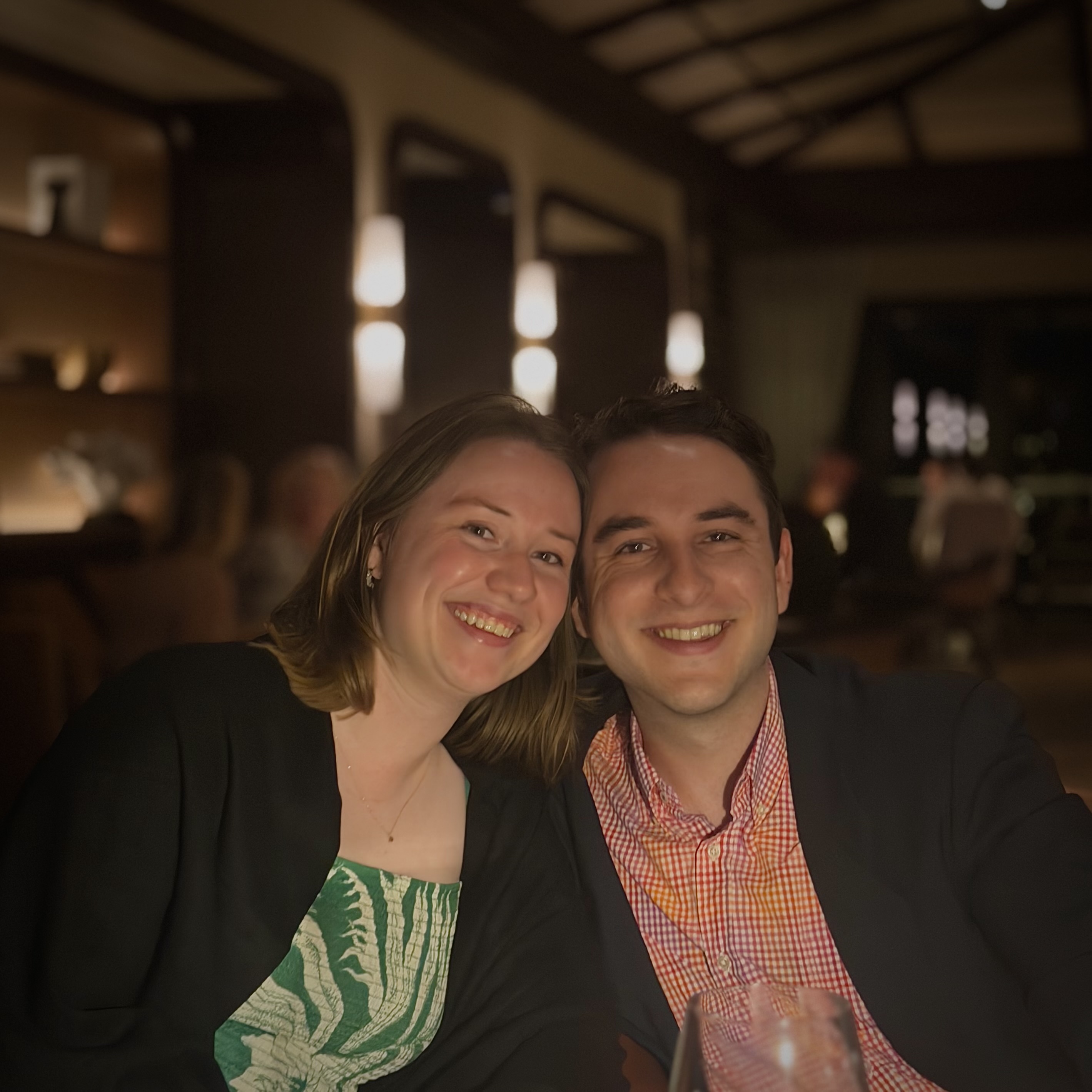 A celebration dinner together
