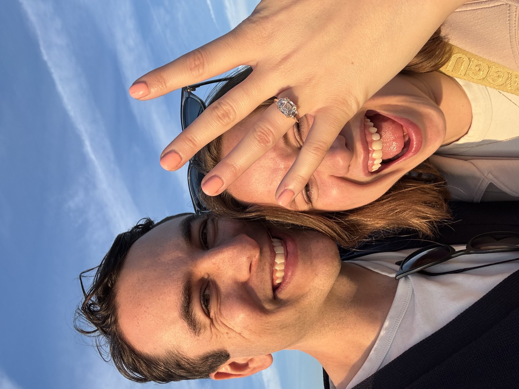 William and Baillie, recently engaged
